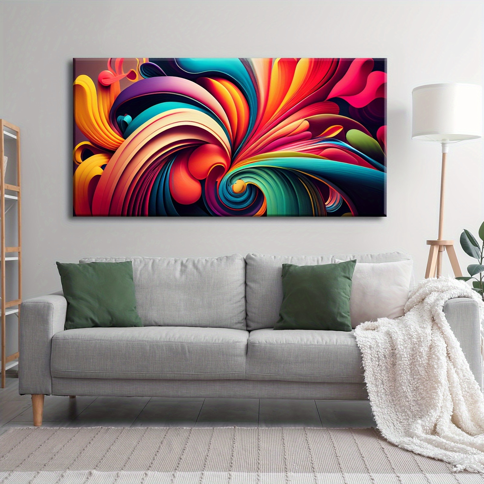 

Canvas Wall Art Abstract Art Painting Endless Fantasy Colorful Background Colorful Graffiti Modern Artwork Wall Decoration Living Room Bedroom Kitchen