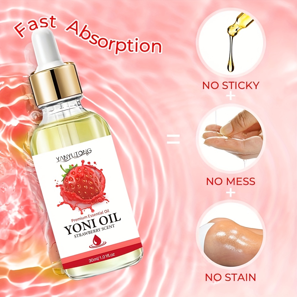 womens   essential oil strawberry oil plant based scented removes odors relieves discomfort cleanses and   intimate areas   oil natural fragrance oil plant based oil   oil Product details 2