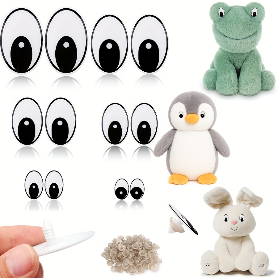Sicherheitsaugen Für Amigurumi – 20 Mm, Schwarz, 40 Augen + 40 Unterlegscheiben, Für Häkeltiere & Puppen
