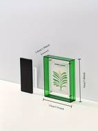 acrylic photo frame set 1pc vertical plastic picture frame for tabletop display oblong transparent frames for wall art certificates posters