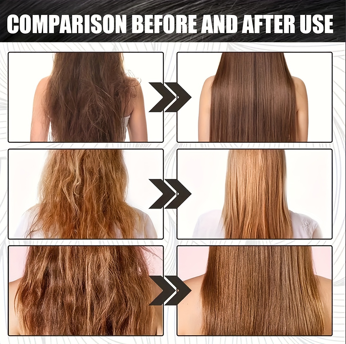 Tratamento capilar de colágeno para reparação profunda com óleo de argan, máscara de colágeno para cabelos danificados e secos, todos os tipos de cabelo, 16.90 oz 500ml detalhes 4