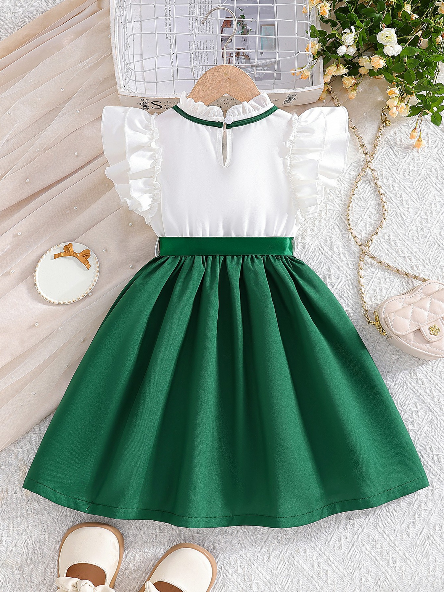 girls toddler little princess party dress sleeves - Temu