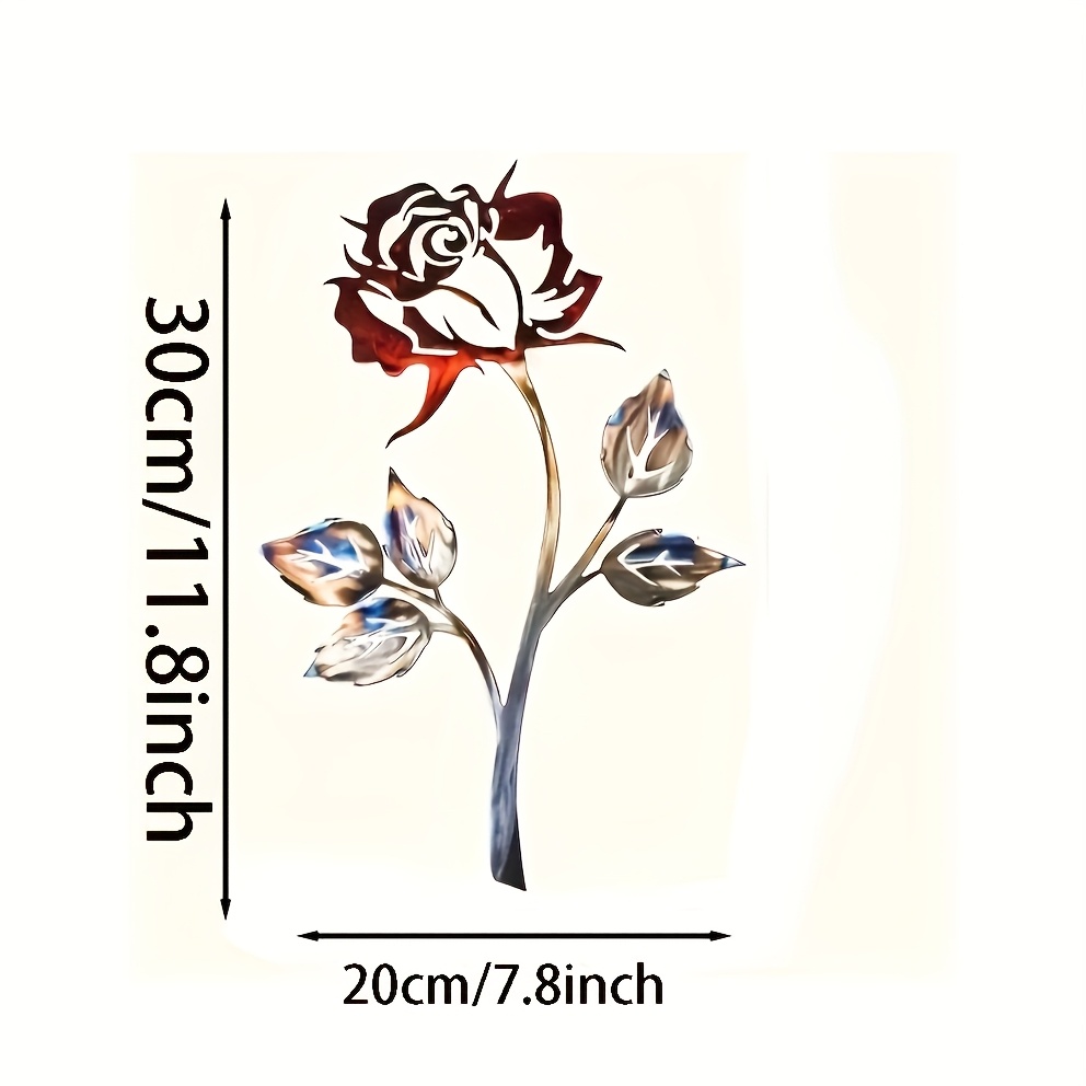 TEMU Metal Wall Decor - As Outdoor - Indoor - Bright And Happy Decoration, A For Sunny Decoration Of New Year's Indoor Home Garden - Valentine's Day