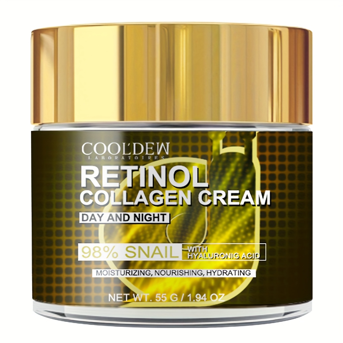 Image of Snail 98% -one Moisturizing Cream, Retinol And Collagen Face Cream, Premium Skincare Cream - For Daily Professional Skincare, Enhancing Radiance And Hydration - 1.94oz