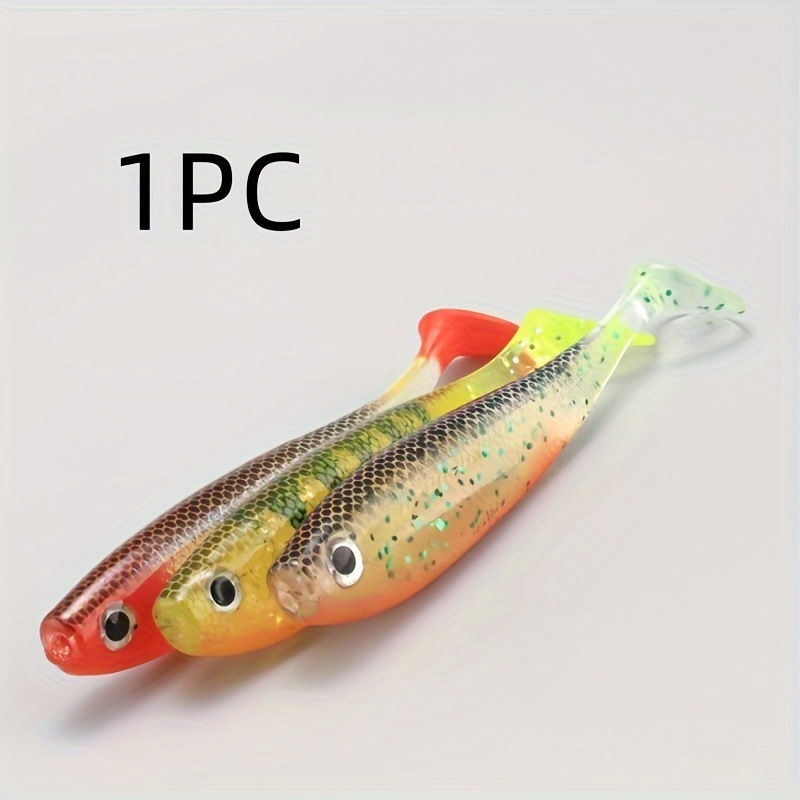 Set Rainbow Fish T tail Lure Soft Bait Colorful Pvc Tube - Temu Canada