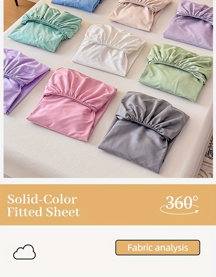 3pcs luxury fitted sheet   fitted sheet two pillowcases pillow inserts not included brushed velvet embossed mattress cover 100 polyester soft and comfortable light beige friendly bedding multi size thickened mattress protector suitable for home   hotel machine washable bed covers thanksgiving gift Product details 2