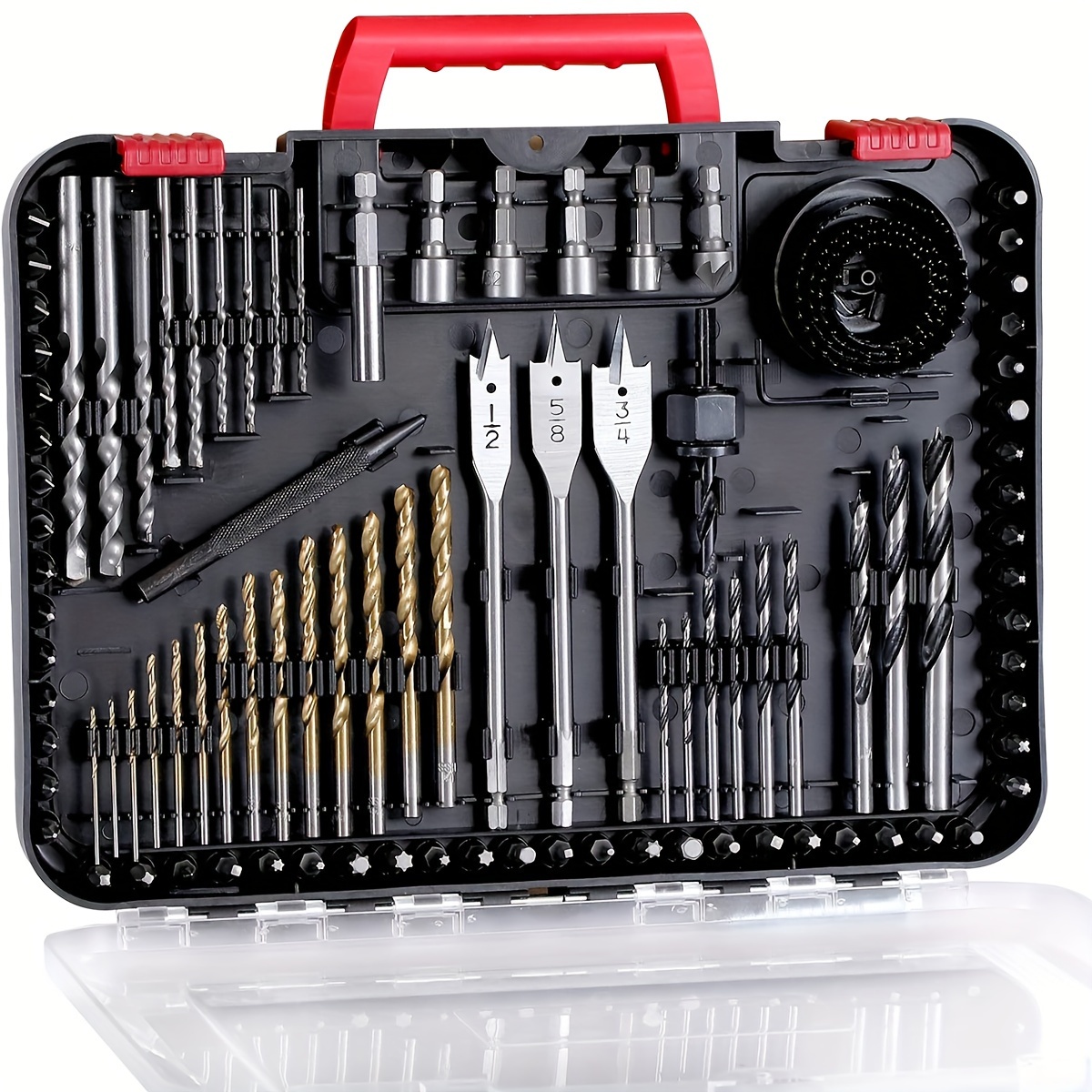 

30pcs/100pcs Set, & Screwdriver Set, For Metal, Wood, Masonry And Plastic, And Plastic