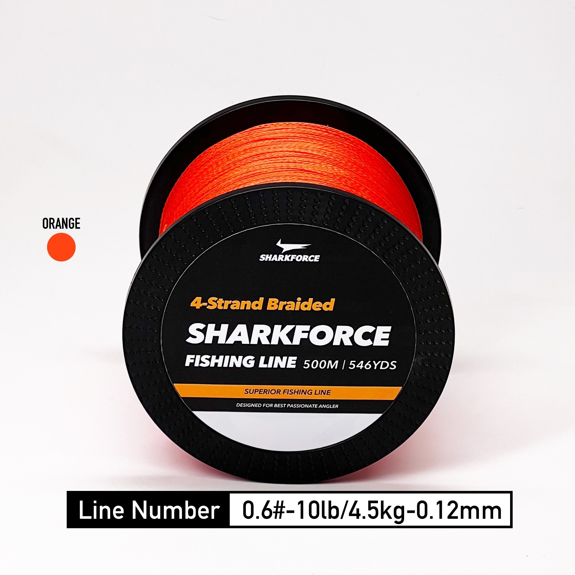1pc 546yds/500m Braided Fishing Line, Ultra-strong & Ultra-thin Diameter, Abrasion Resistant, No Stretch, Perfect For Sea Fishing And Ice Fishing