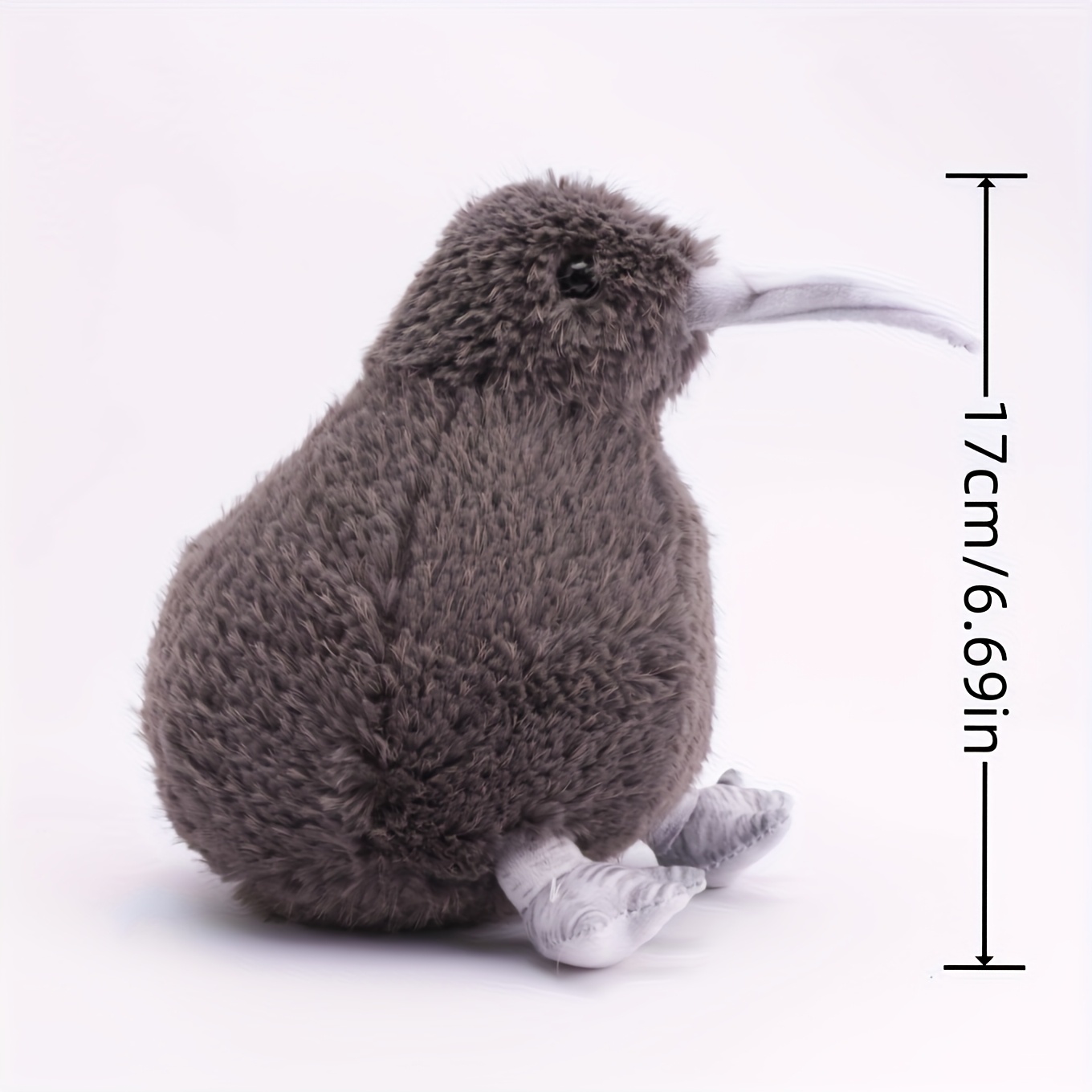20Cm Realistic Kiwi Bird Plush Toy, Soft Stuffed Animal