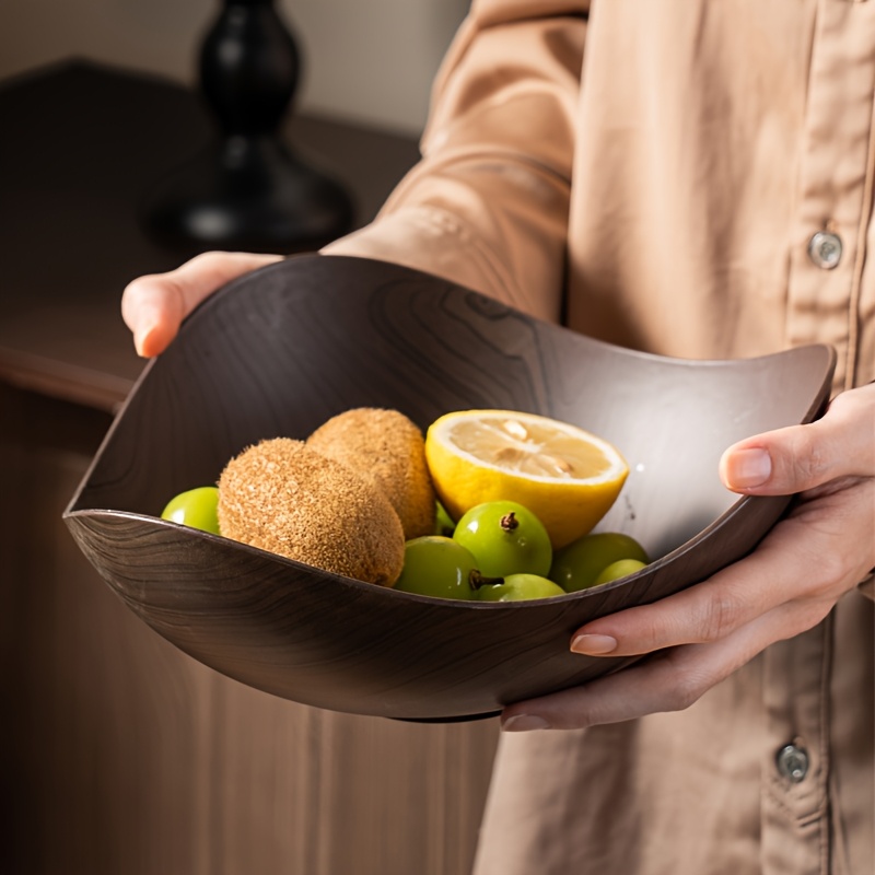 1pc Gran Cuenco de Plástico para Fiestas, Ensaladas y Frutas, Contenedores para Buffet...