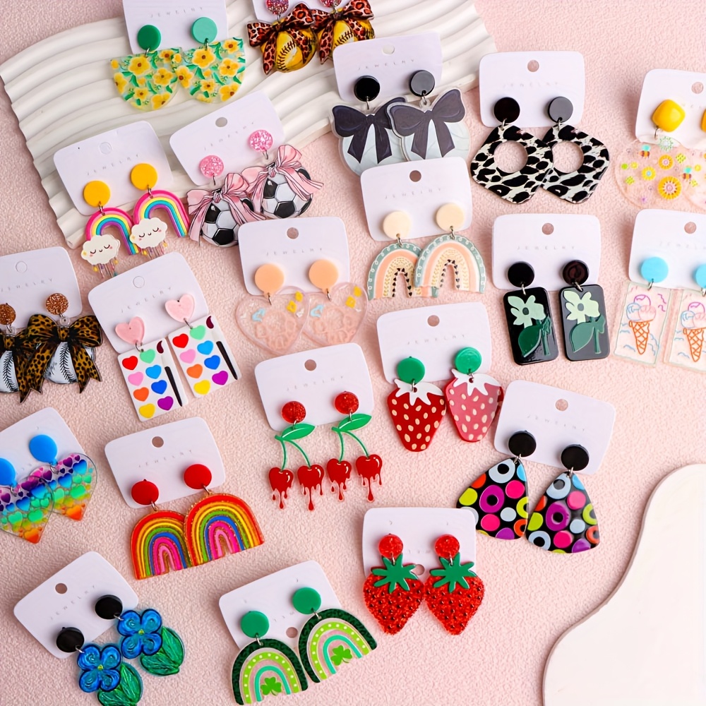 3 Paires De Clips D'Oreilles, Grand Ensemble De Créoles, Boucles D'Oreilles Pour Femmes Non