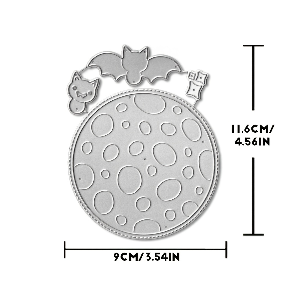TEMU 1pc Halloween Bat Metal Die For Cutting, Perfect For Embellishments, Embossing, And Greeting Cards. Ideal For Album Card Crafting And Handmade