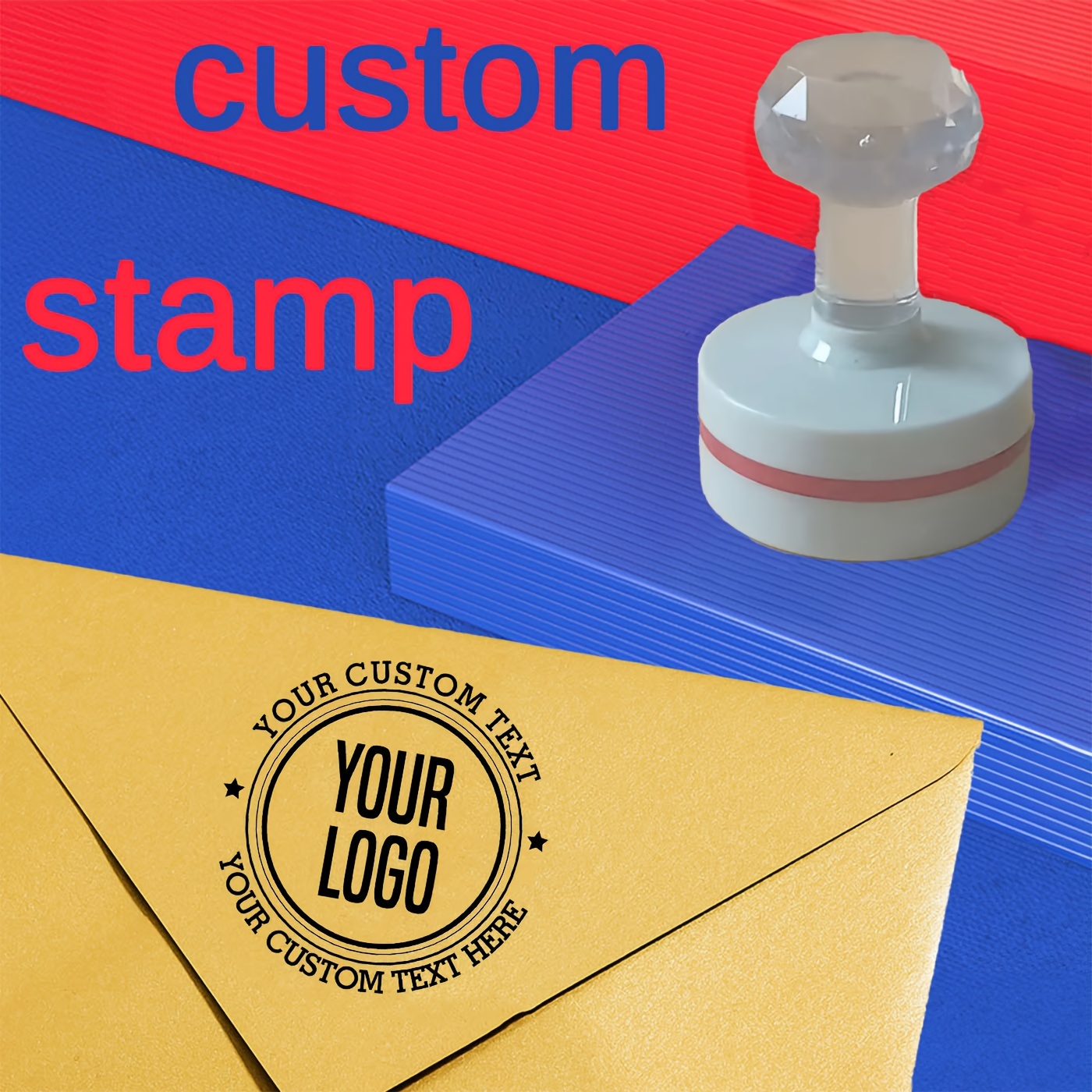 

Personalized Seal Pattern Customization, Handmade Website Your Company Brand Customized Seal