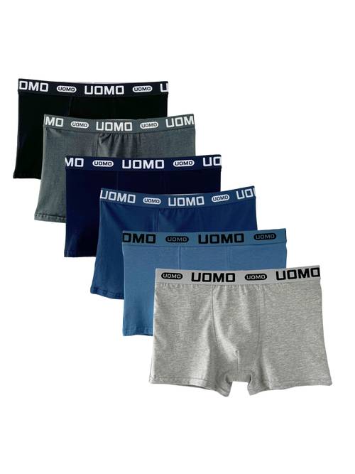 6 pack mens cotton boxer briefs breathable moisture wicking comfortable casual solid color athletic shorts 95 elastane medium stretch knit fabric 170gsm
