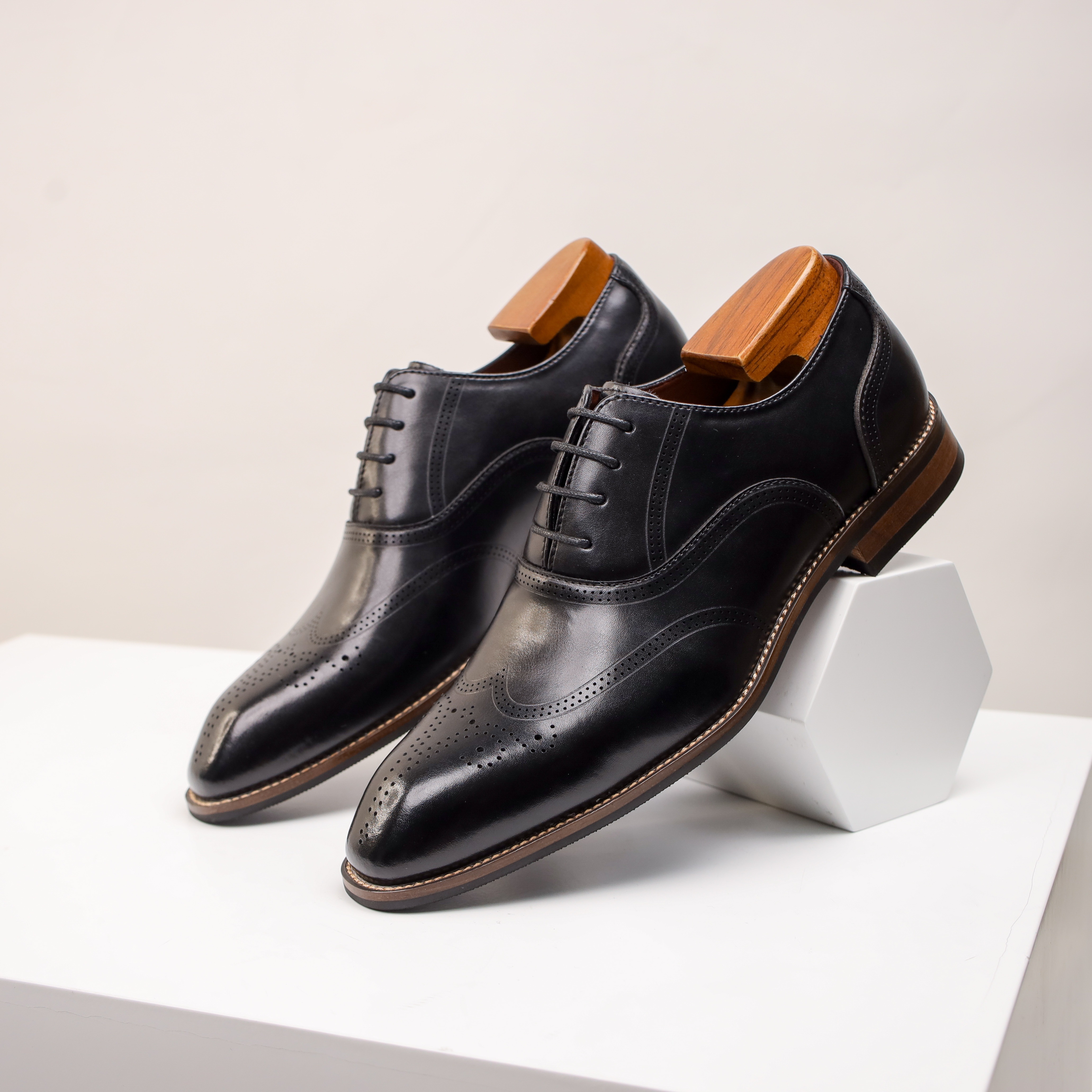 popular mens dress shoes genuine leather oxford shoes - Temu