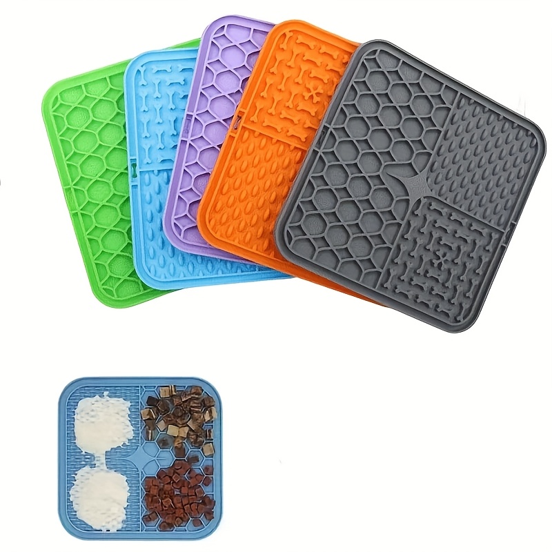 

Pet Pad Silicone Pet Tableware Bowl Suction Cup Dog Pad Anti Choking Pad Silicone Dog Carpet, Slow Feeding Device, Bathing Companion And Pet Training - Dog Suction Cup Design - Pets!