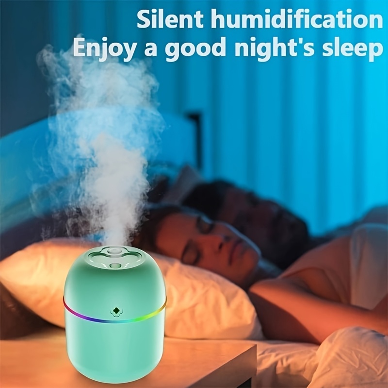USB-C Home Fragrance Lamps Humidifier Portable, 7 color Light in Room, Desk, Car, Heating & Cooling Air Quality Improvement, No Battery Required, 36V and Below, for Home/Office/Travel, All Users.USB direct charging. New Year. Valentine'S Day.