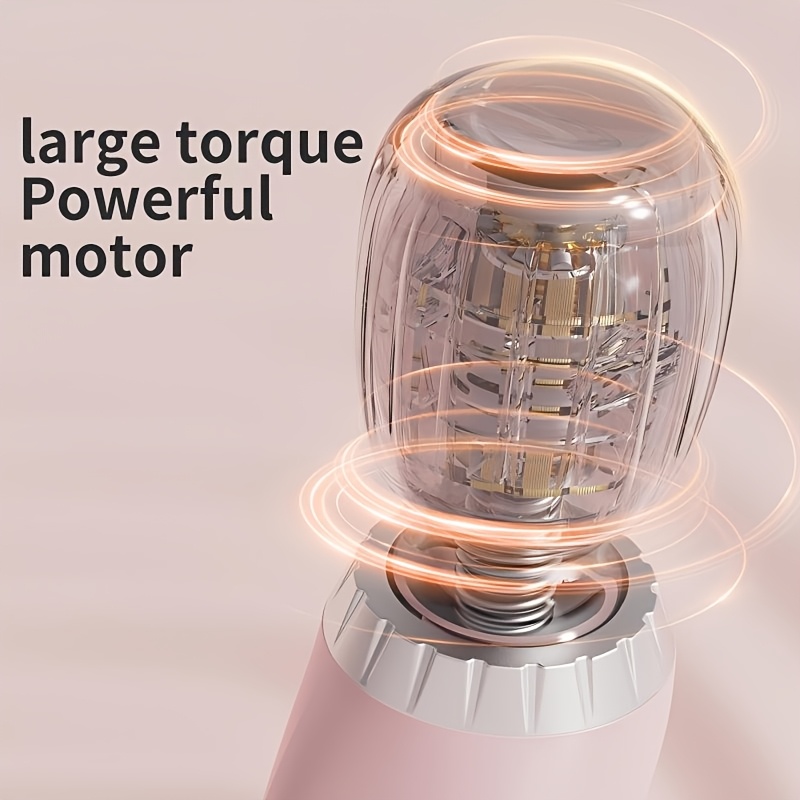 1pc Portable Electric Massager, Handheld Massage Wand, 5-Speed Adjustment, USB-Rechargeable Relaxation Massager Vibrating Massage for Neck, Back, Legs, And Waist Foot Sole Vibration Relaxation Ideal Gift for Men, Women, Athletes, And Seniors