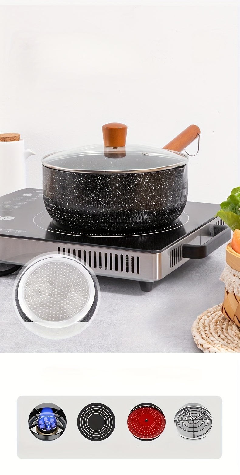 7 8 8 6   deep   with non stick coating small cooking pot with double inverted nozzle to   handle   free ramen     daily   or stir frying for one person details 4