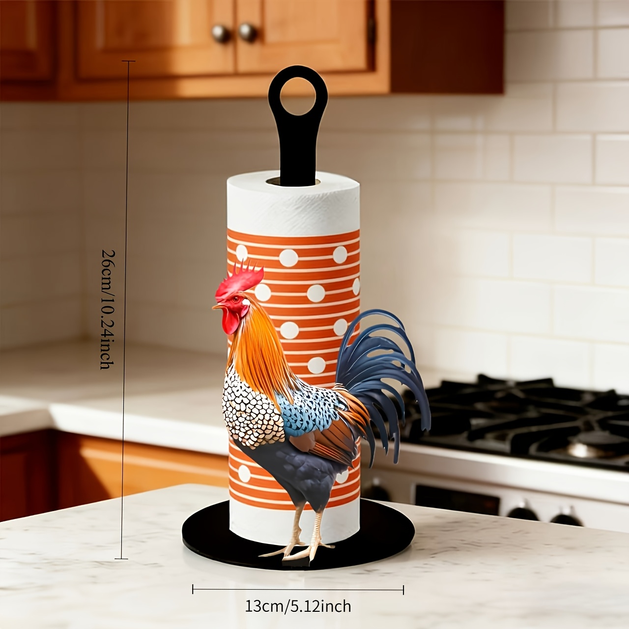 TEMU 2d Flat Acrylic Chicken Tissue Holder, Suitable For Kitchen, Bathroom, Table, Bedroom, Style Decor, , Easter Decoration, Ideal Gift For