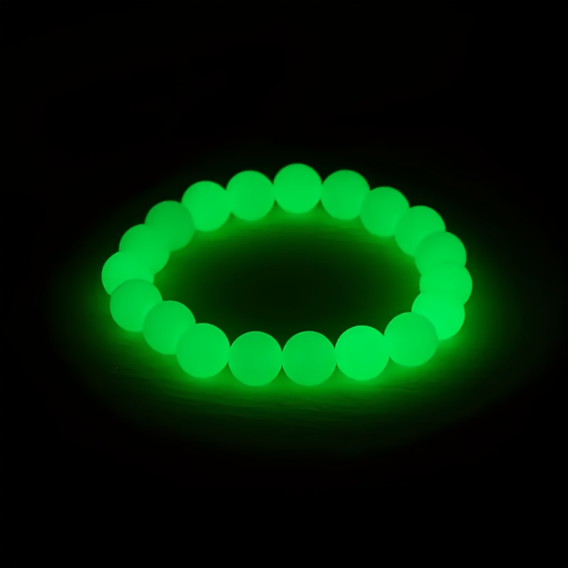-the-dark Couple's Bracelet, Unisex, Sold Individually. A Gift For ' Birthdays, Christmas, Thanksgiving, And Halloween