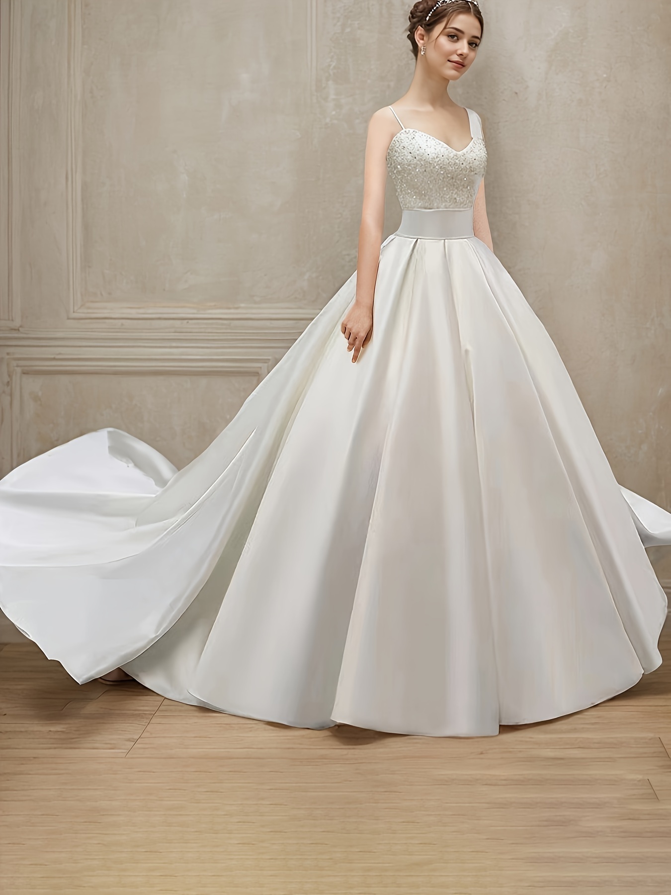 knee length dresses for ladies Champagne Crystal One-Shoulder Maxi Dress L