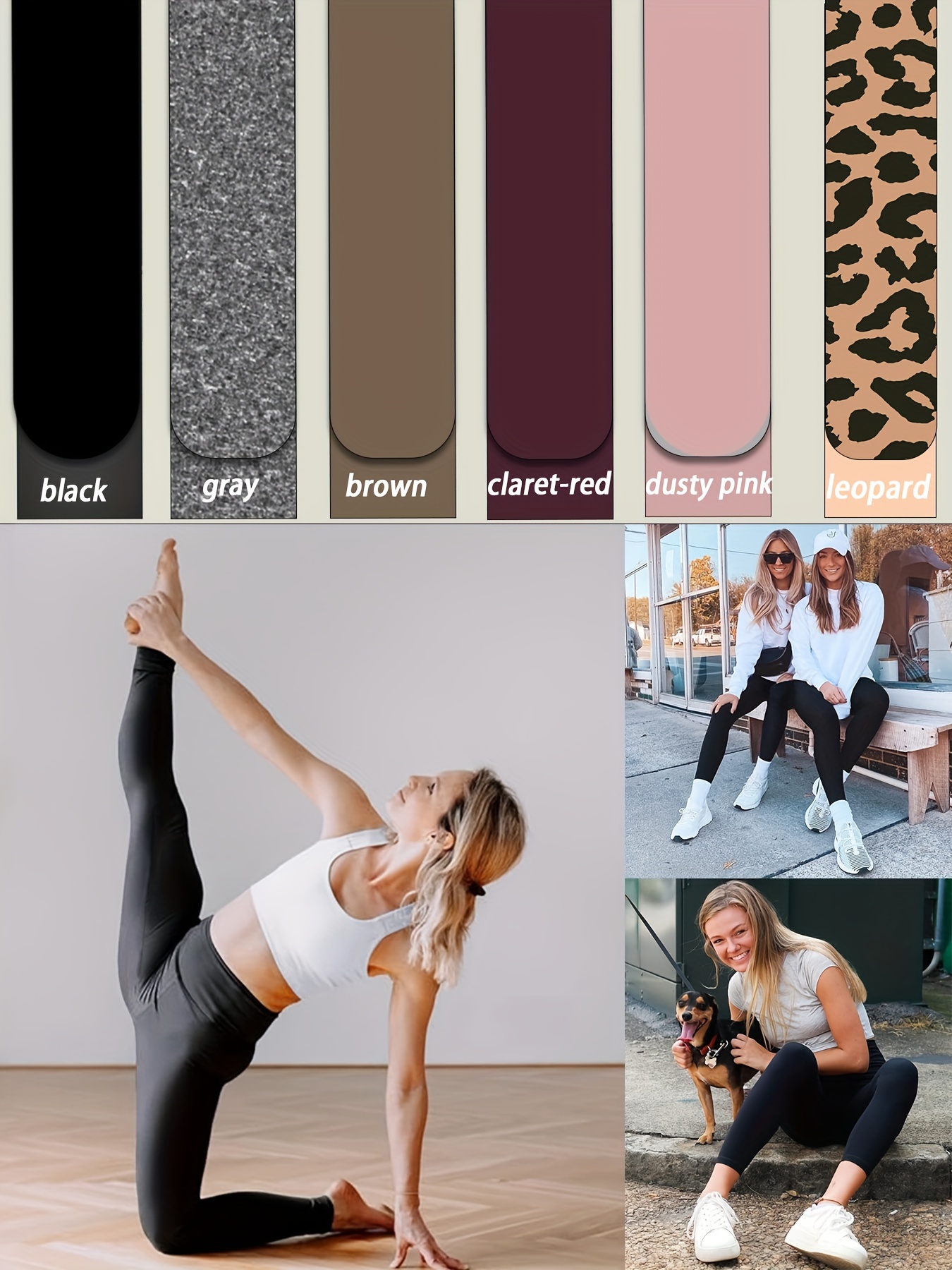  3 Pack High Waist Yoga Pants, Pocket Yoga Pants Tummy  Control Workout Running 4 Way Stretch Yoga Leggings