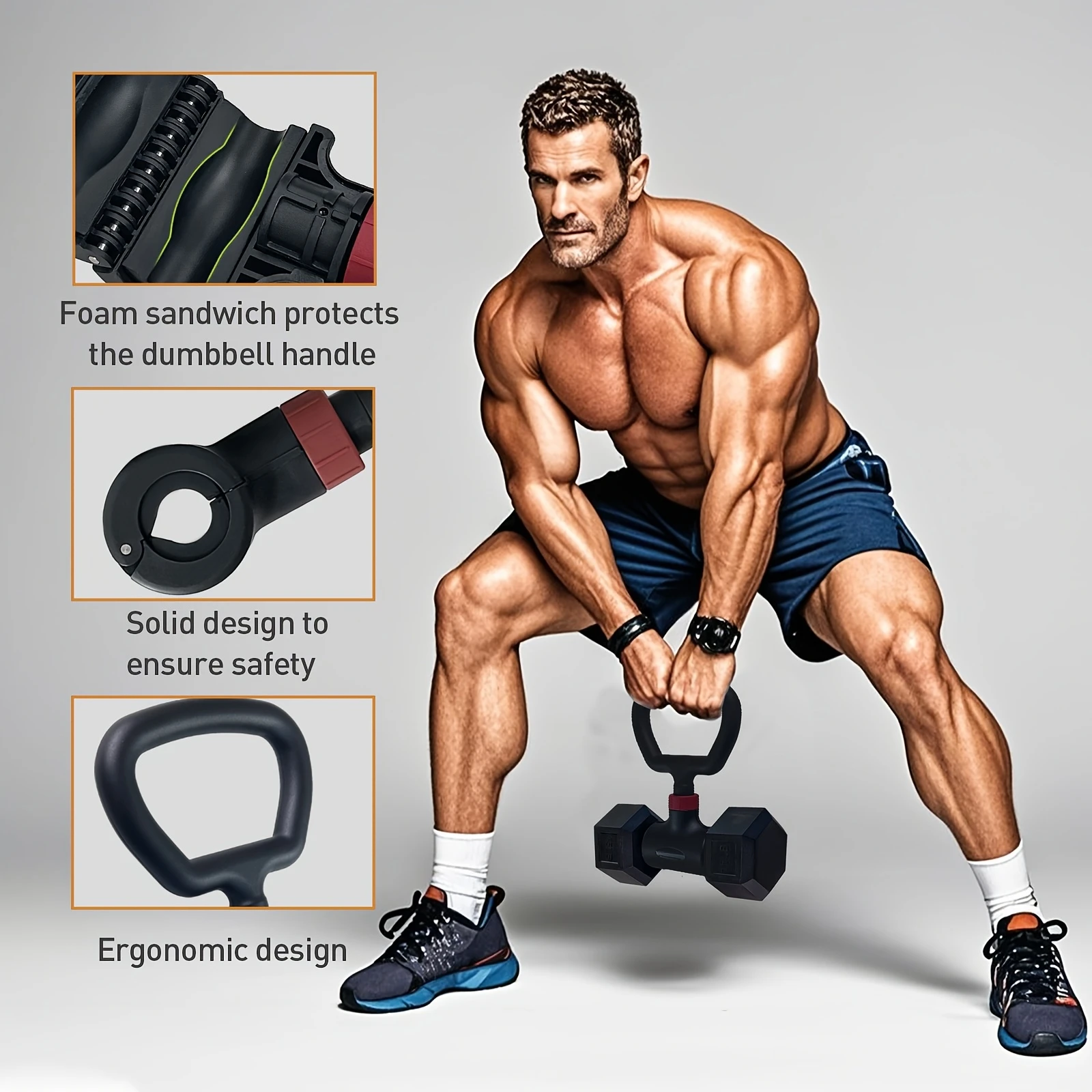 Adjustable Dumbbell and Barbell Set - Home Fitness Weights – detail 8