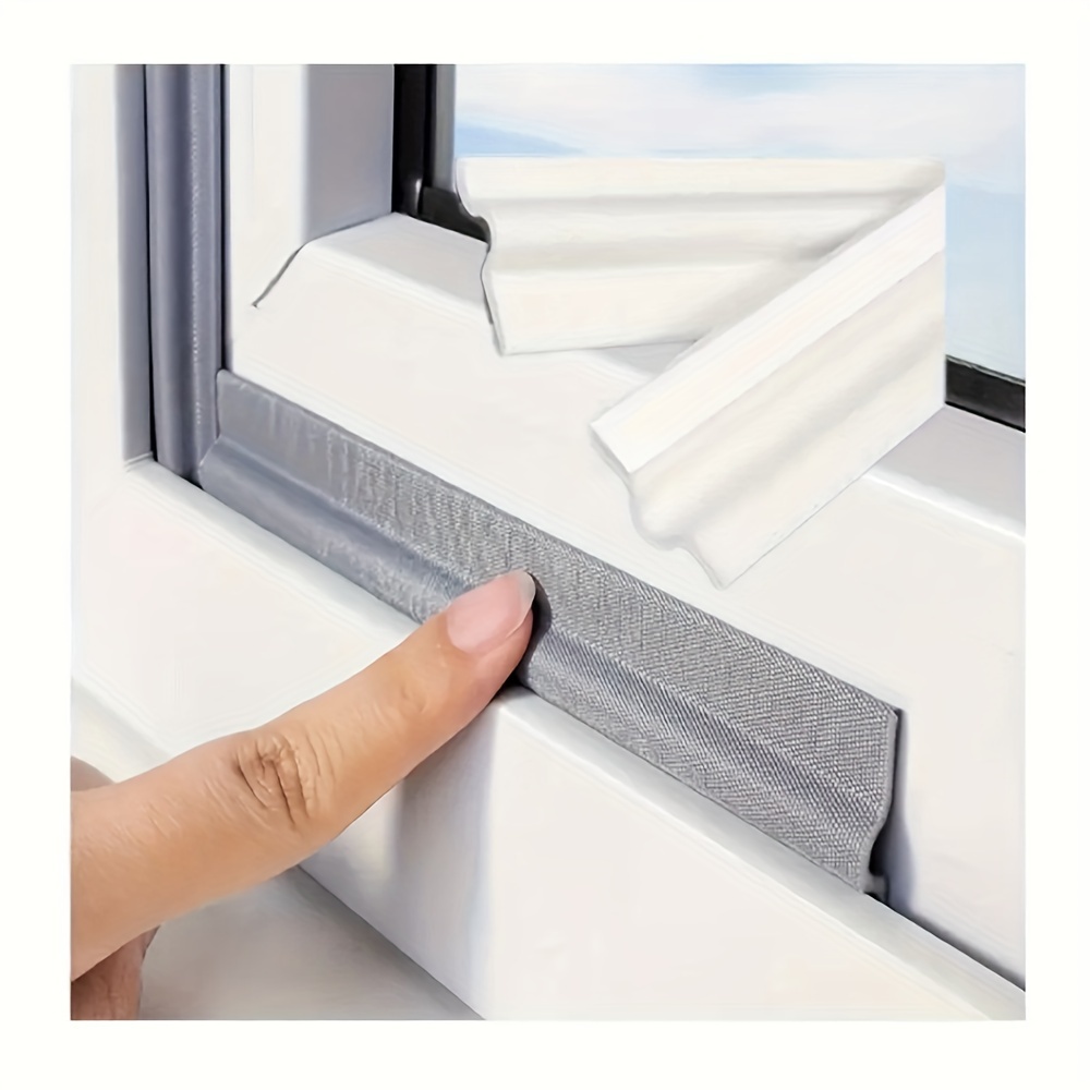 

Self-adhesive Weather Stripping For Windows & Doors - Windproof, Dustproof, Rain Barrier, Noise Reduction Sealant Tape