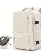 40l vacuum compression travel backpack airline approved durable nylon fits 17 laptop ideal for business hiking in black blue white backpack for travel