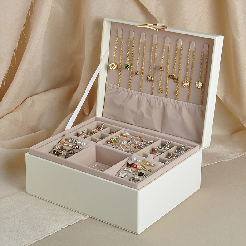 Image of Earring Jewelry Box Stud Jewelry Box, Jewelry Storage Box Earring Storage Box, Necklace Ring Box, Jewelry Boxes