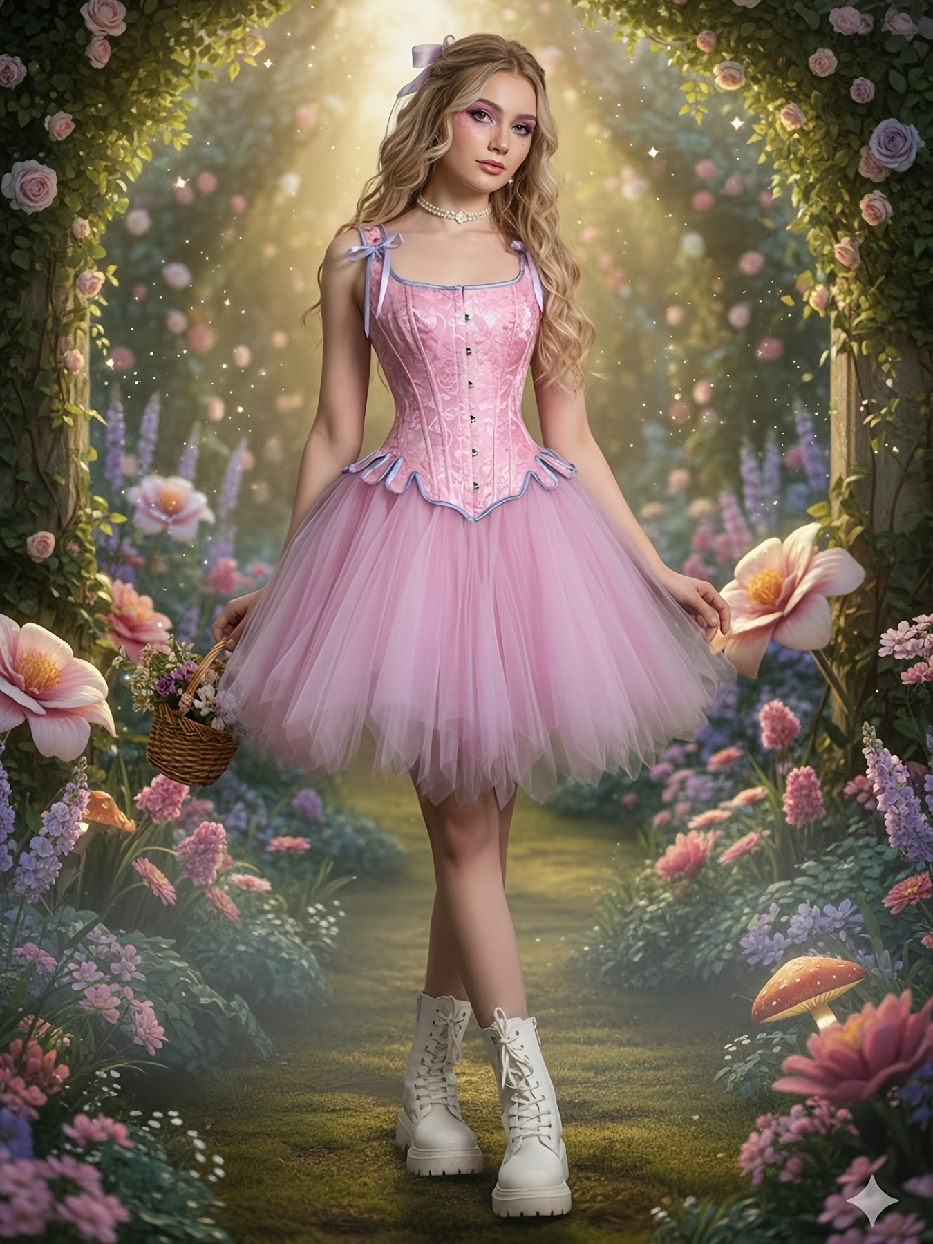sachin and babi light blue dress 90s gothic fairy
