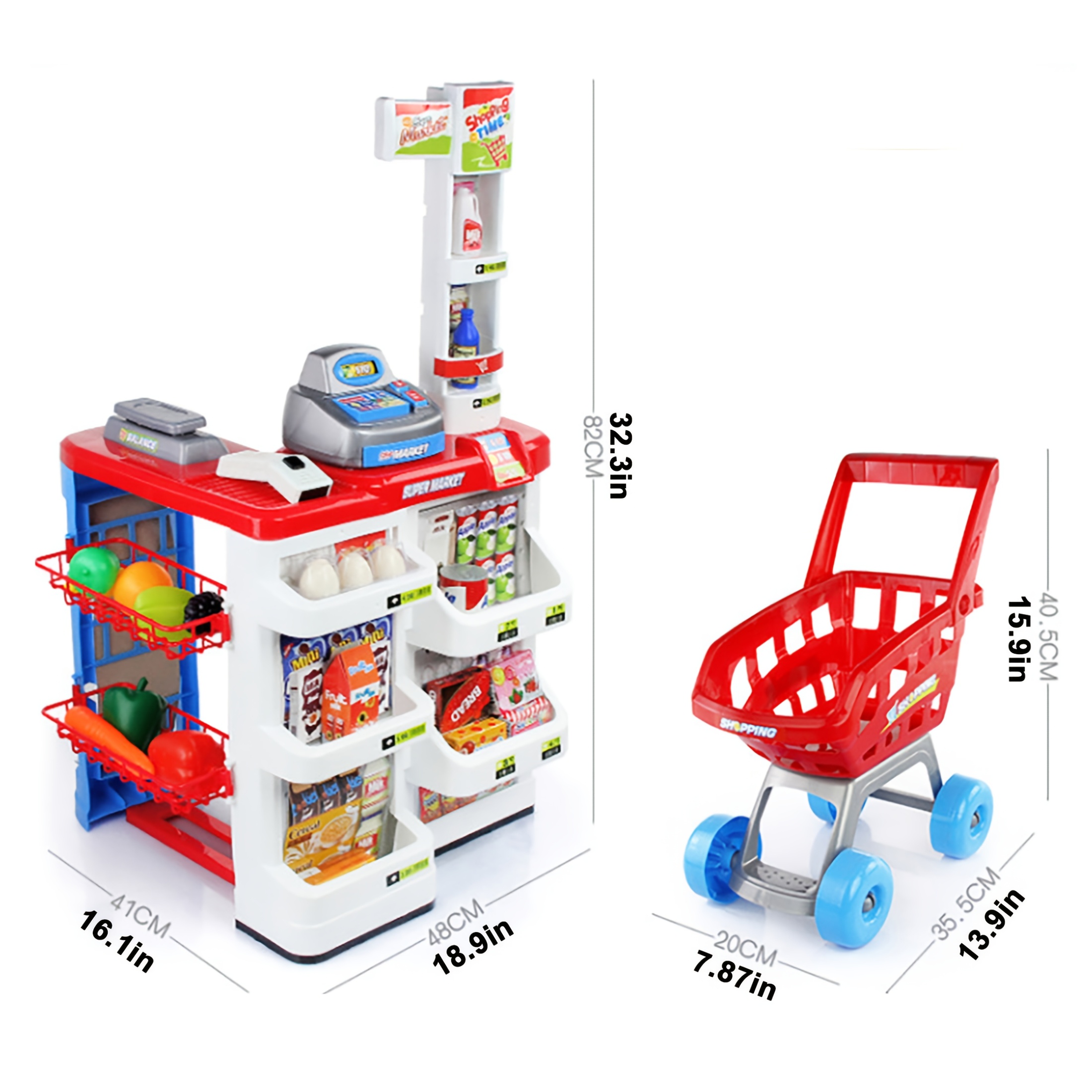 Supermarkt speelset voor kinderen