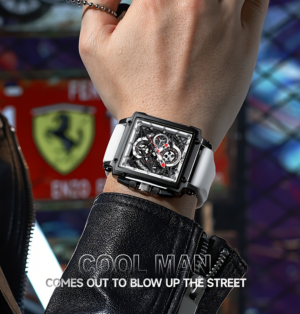 unisex watch light   multifunctional   silicone strap sports details 13