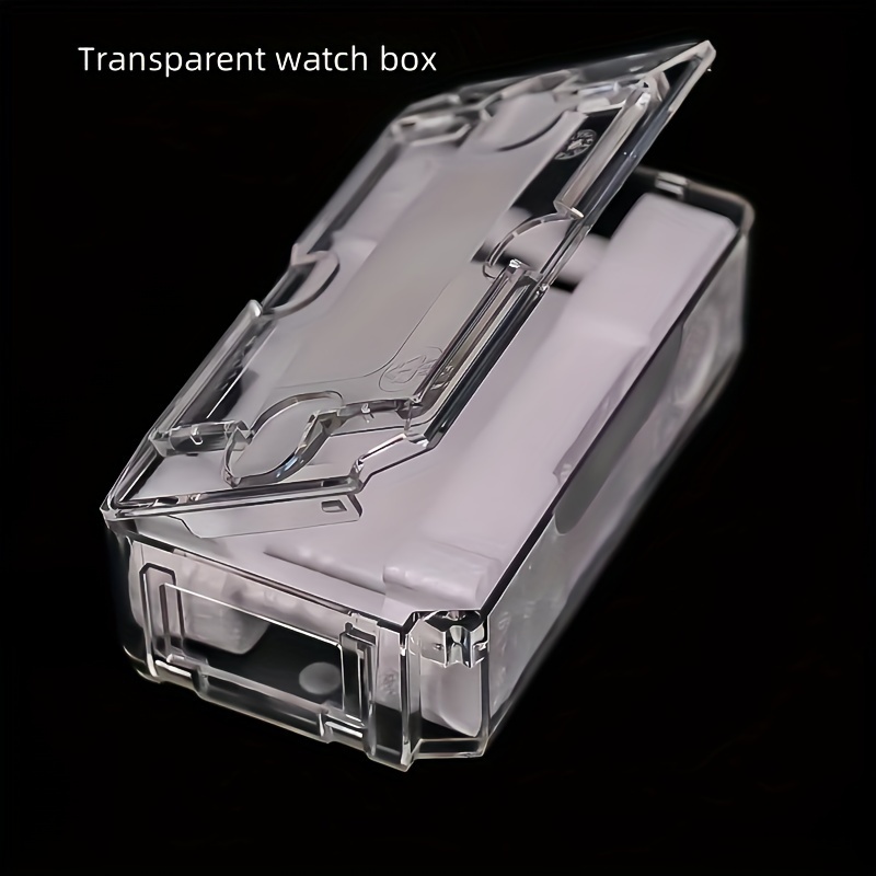 

Universal Transparent Watch Box, Watch Accessories