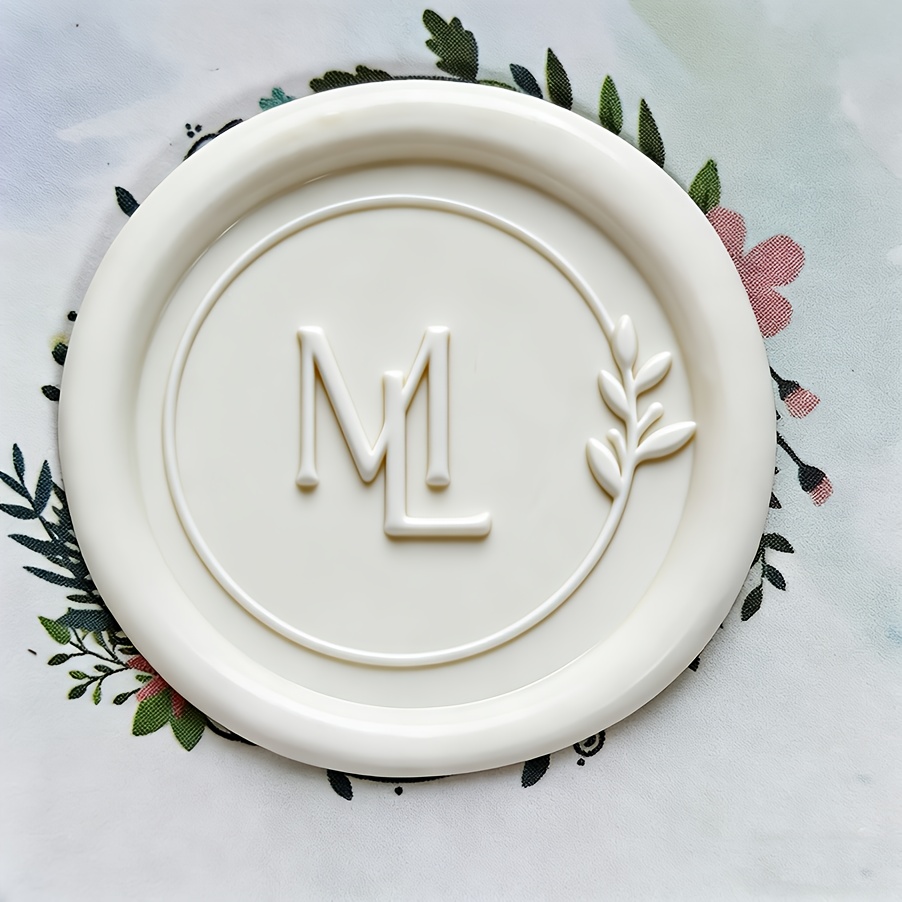 TEMU [new Style] Customized Wax Seal Stamp With Complimentary Handle. The Top Of Is Equipped With A Wooden Handle Wax Sealing Device, Suitable For