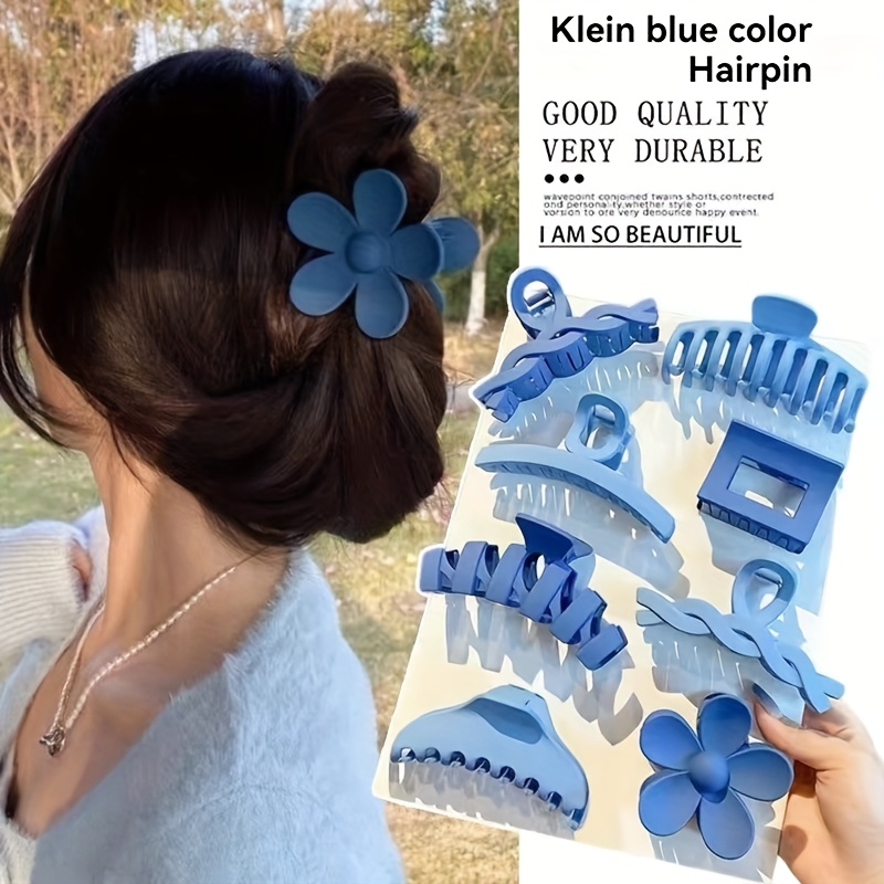 Haarspangen Für Damen & Mädchen – Stylische Haarschmuck-Sets In Hellblau & Marineblau