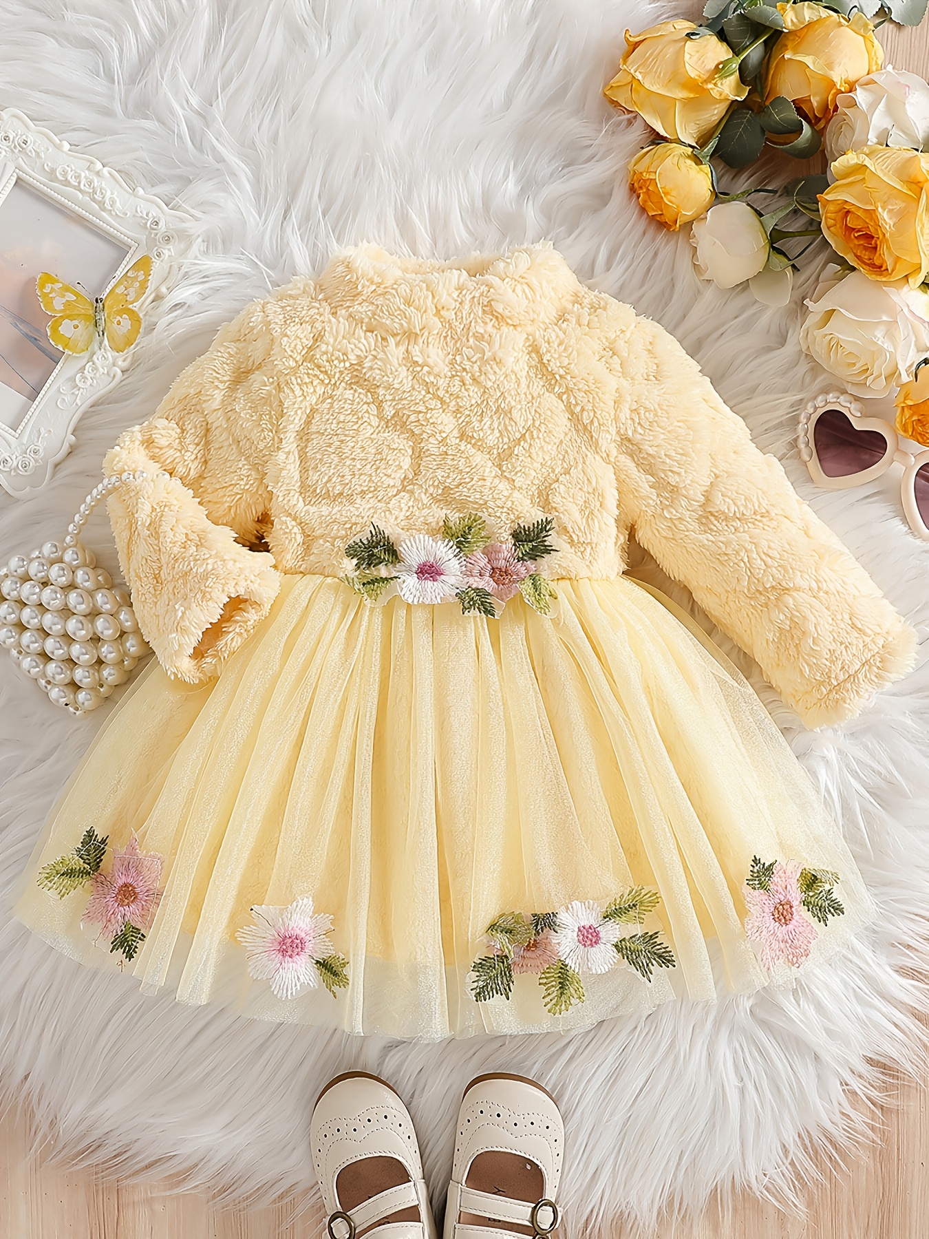 baby girl gold dress DOLLY TIMELESS METALLIC TUTU DRESS gold main image 1