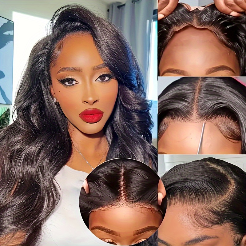 hot selling new styles180% density 4x4 glueless wig human  display picture 2