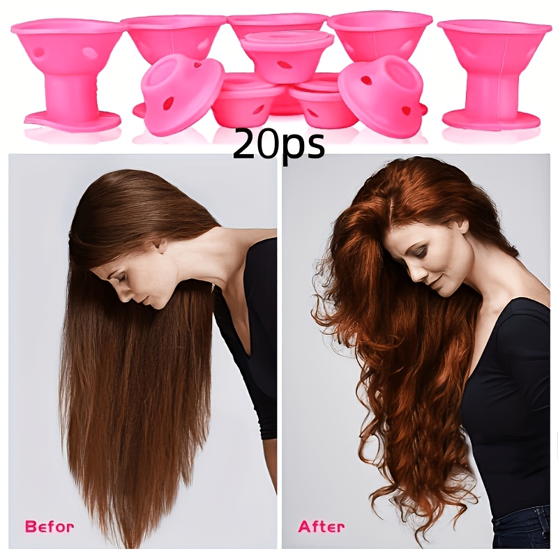 22pcs Heatless Hair Curlers Kit, Lazy No-heat Hair Styling Tools, Reusable Home Curling Accessories For Long Hair & All Hairstyles, Essentials, Ideal Gift For Women For Easter, Spring And Summer