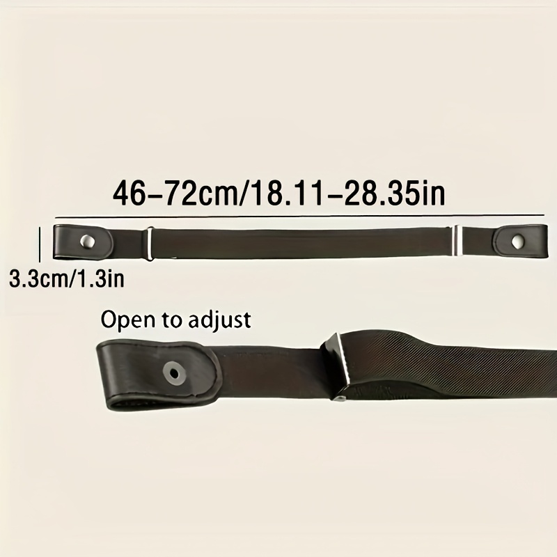 HAIRK Adjustable Elastic Waist Belt, Buckleless Invisible Design