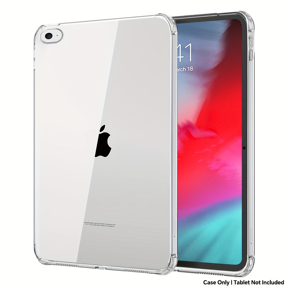 TEMU Étui pour iPad Mini 1/2/3/4/5 avec Couverture Magnétique - Transparent, Antichoc en TPU, -Rayures et Antidérapant, Souple et Pliable, Compatible