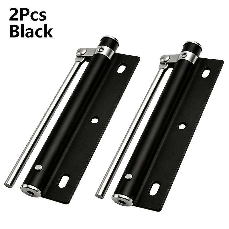TEMU 2pcs Household Light Door Closer Adjustable Automatic Anti-collision Spring Auto Closing Tool For Bedroom Sliding Door