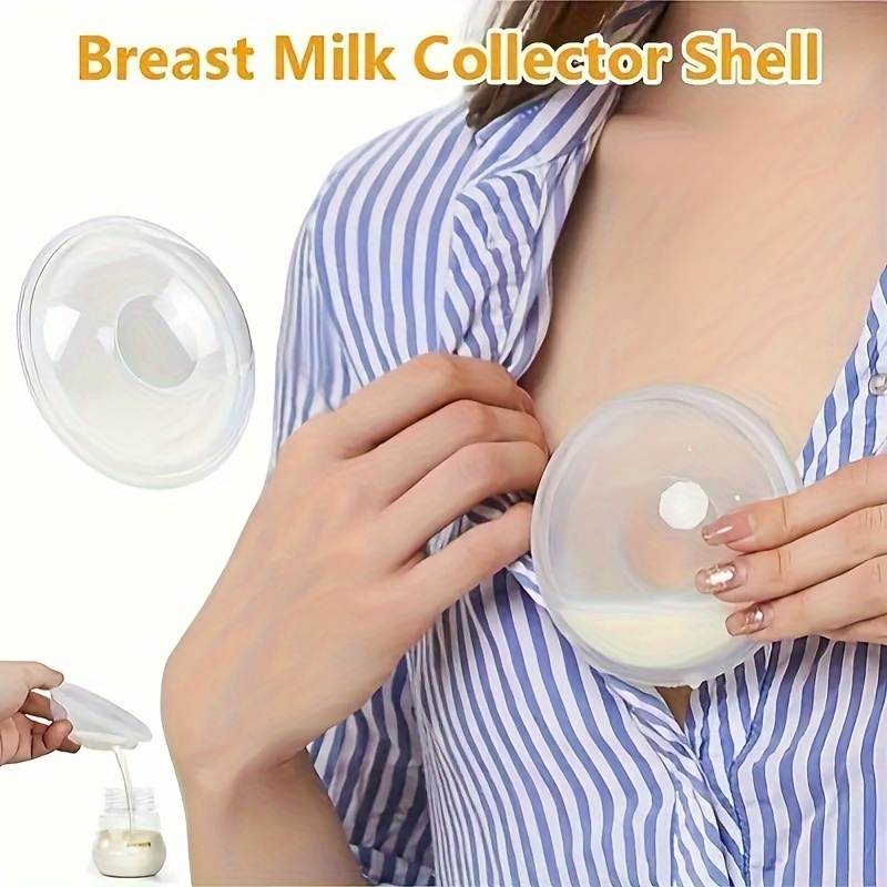 

2pcs Portable Feeding Breast Pads, Breast Milk Collectors For Home And Travel Use