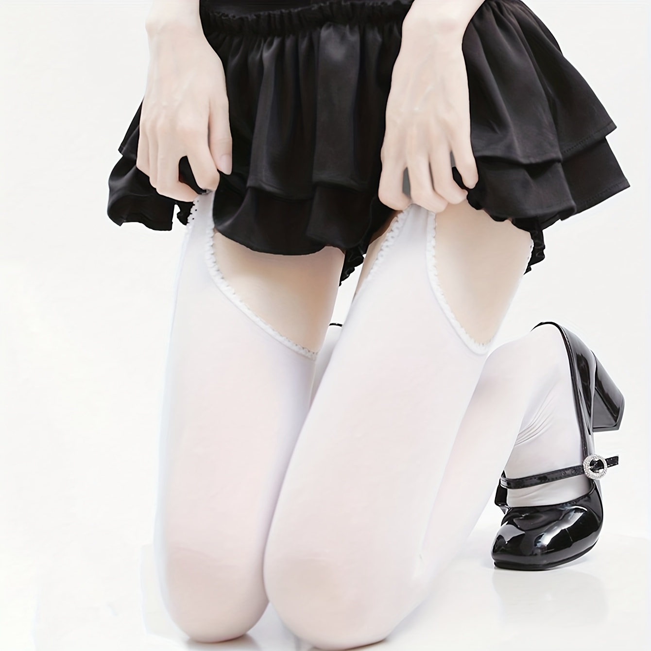 christmas garter belt Leather Body Harness Black Garter Belt – La Sensual Boutique main image 0