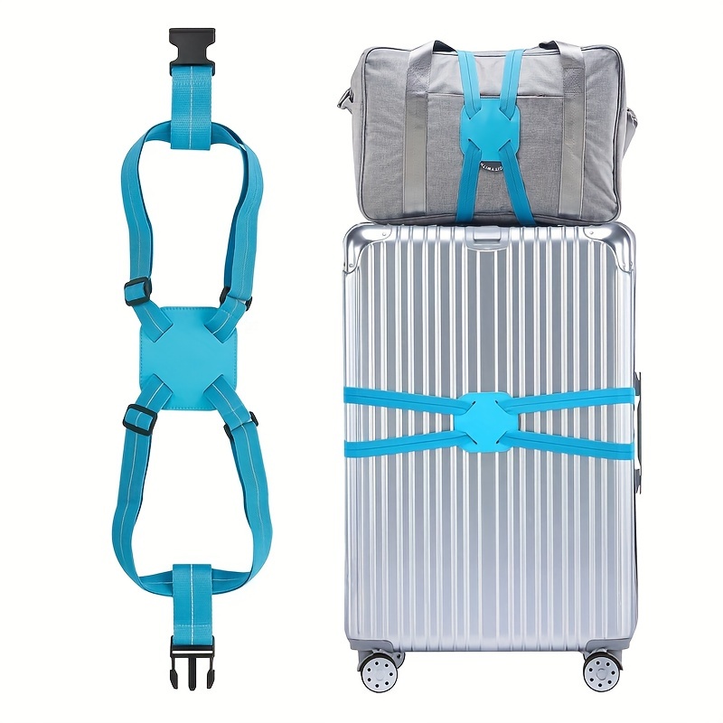 

1pc Luggage Strap, Secure Your Belongings With This Flexible Luggage Belt