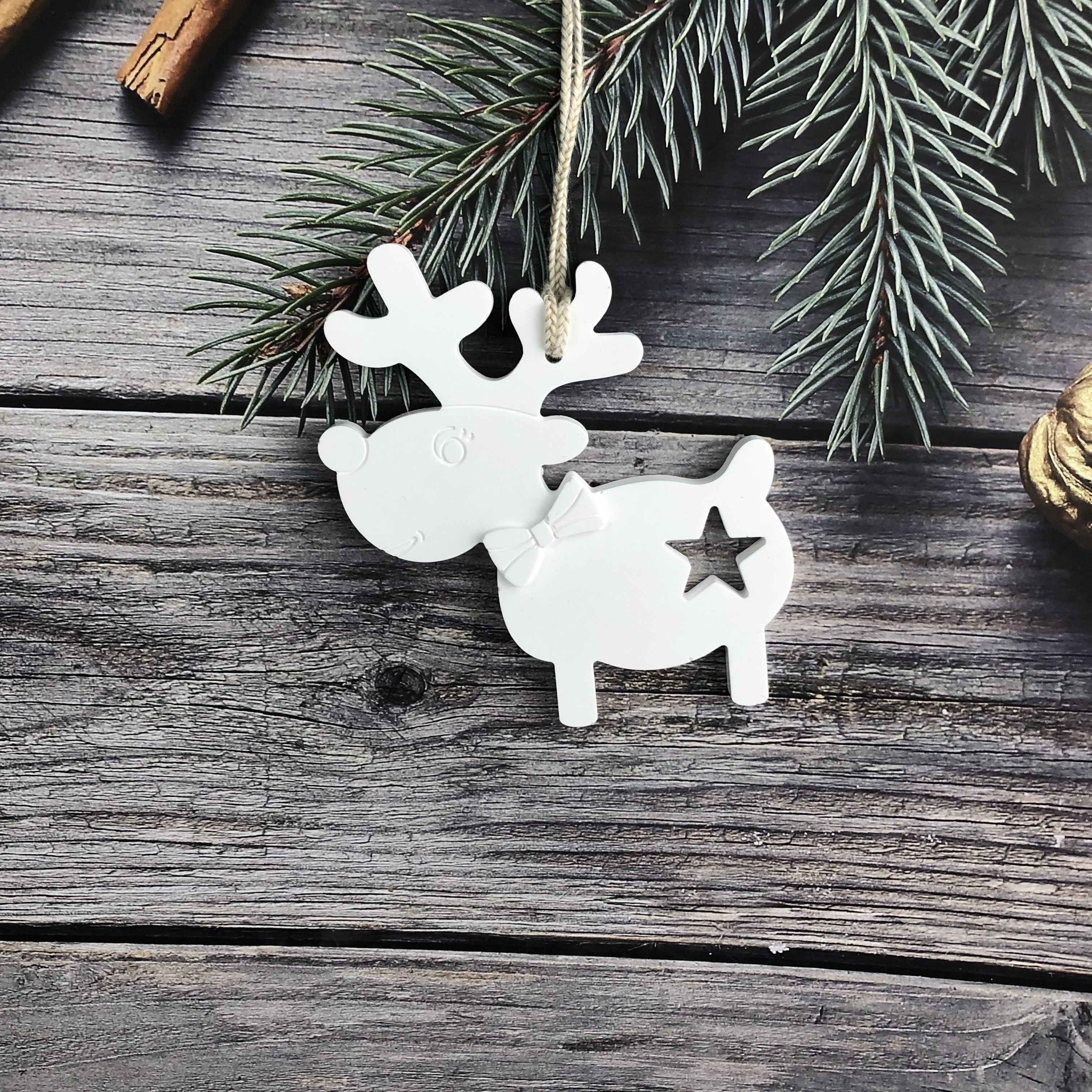 

Diy Christmas Elk Pendant - For Keychains & Ornaments