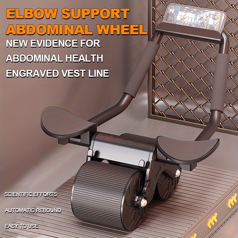 Abdominal Exercise Wheel Automatic Rebound Elbow Support - Temu