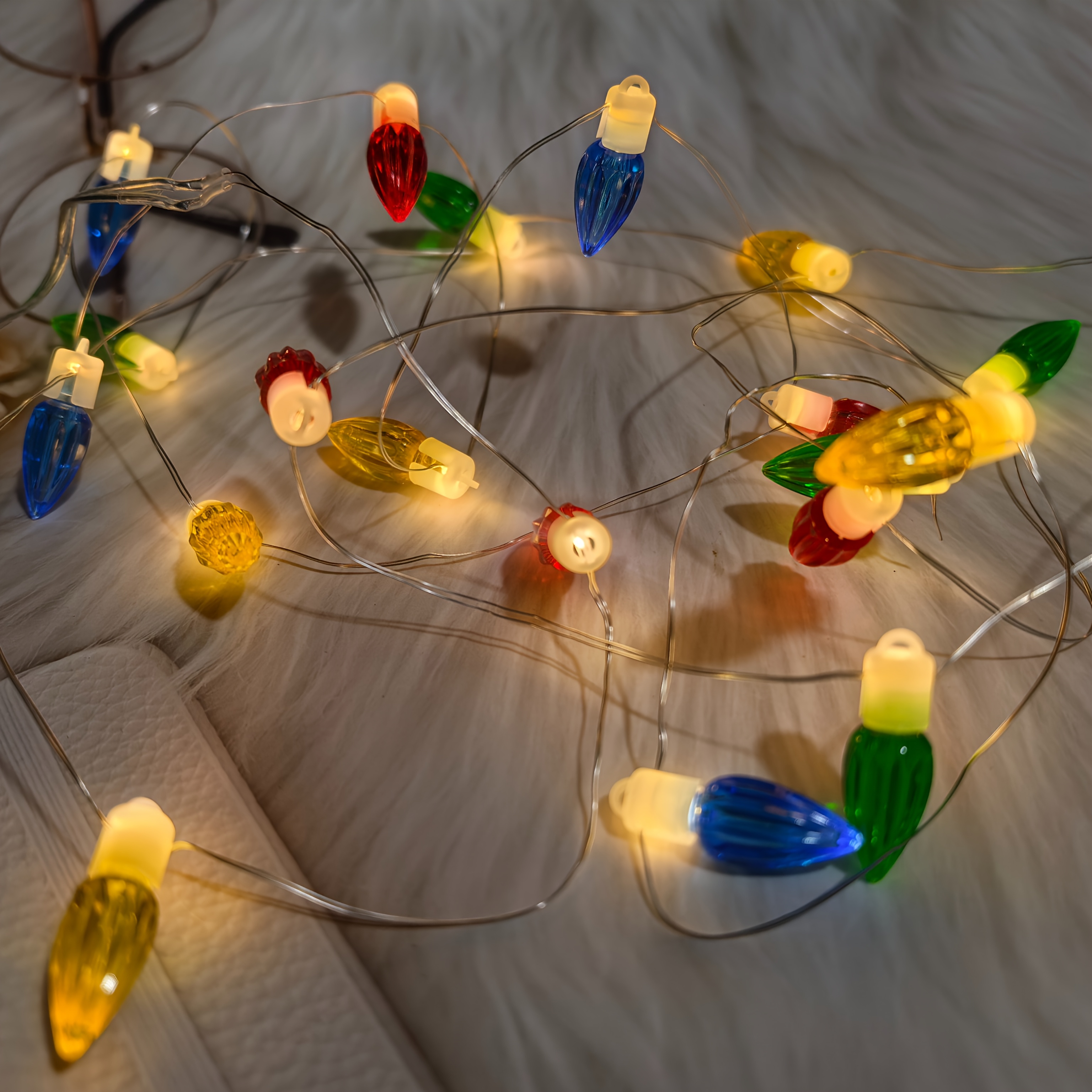 TEMU Tiras de luces LED de color para decoración interior, Halloween