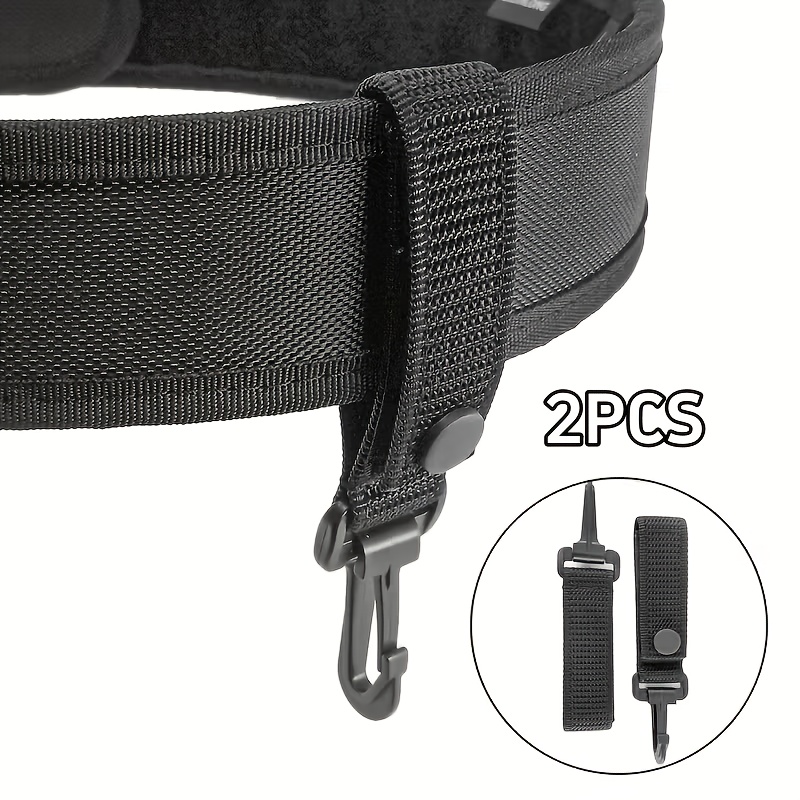 TEMU 2 Belt Hook Keychains With Nylon Molle Webbing And Metal Snaps - Clips, Belt Keychains, Nylon Webbing, Belt Hook Clips, Keyring Clips, For